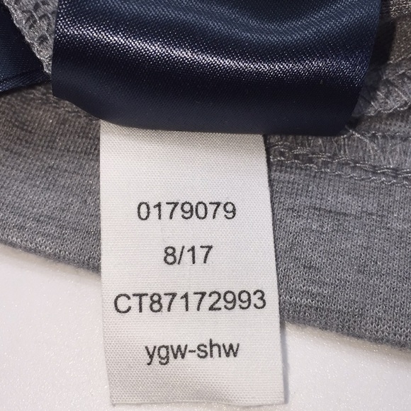 Tommy Hilfiger Infant Girls Jumper Dress Grey with Navy Stars Size 6-9 Months - Picture 8 of 8